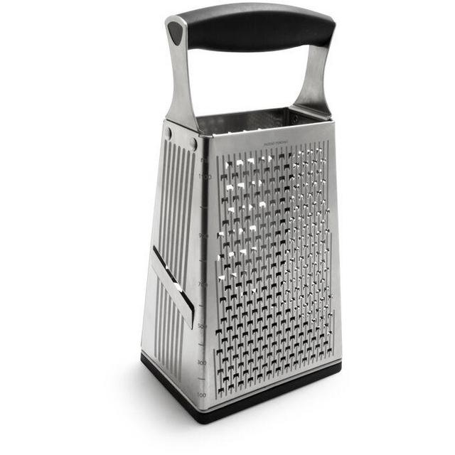 Cuisipro 4-Sided Box Grater with Ginger Grater Base