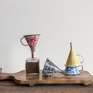 4-Piece Urban Homestead Tin Funnel Set