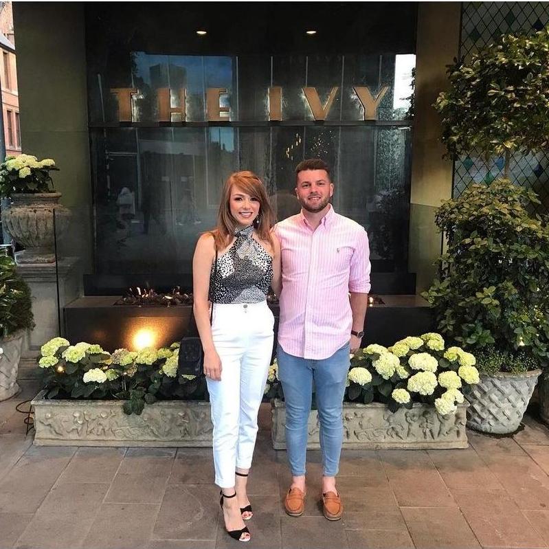 Our 1 year Anniversary at the Ivy.