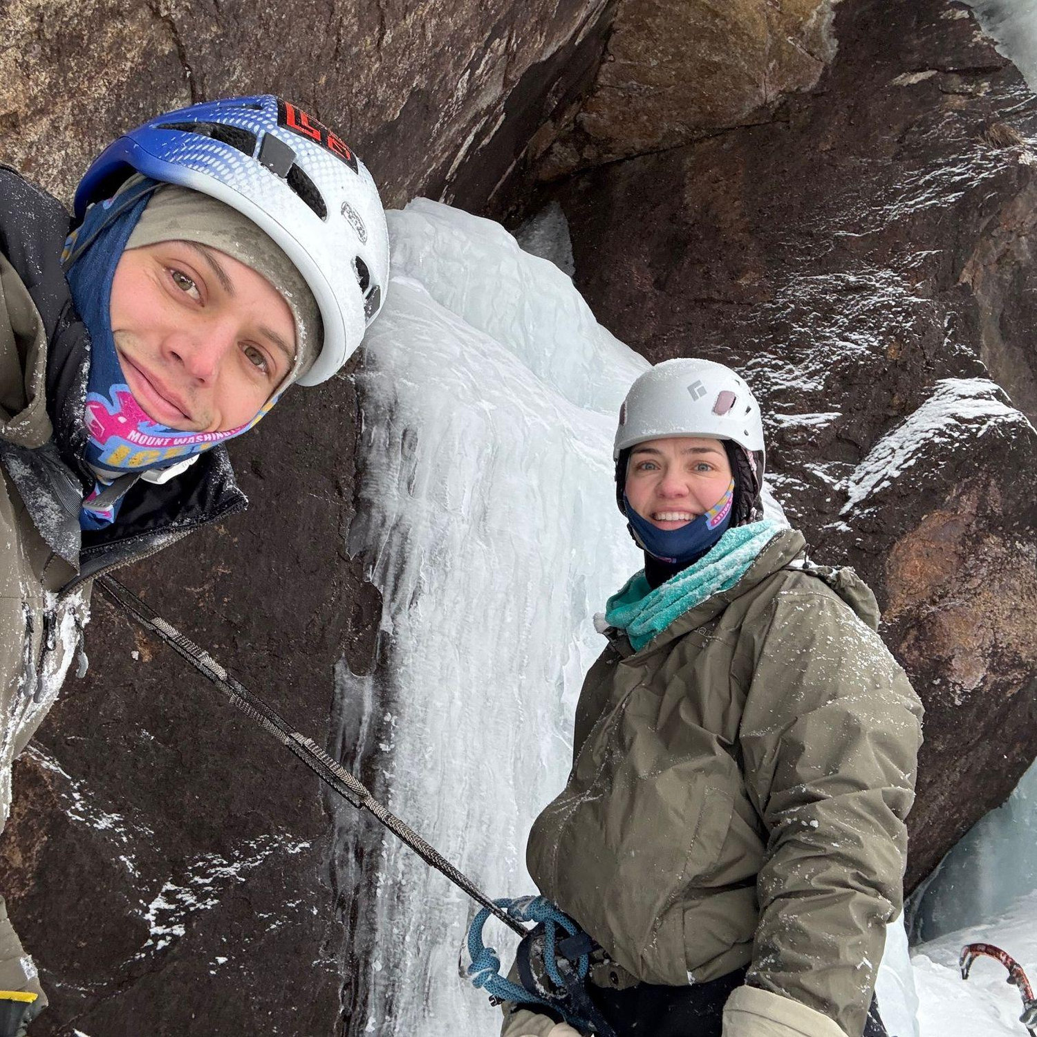 Steven finally got to share his love of ice climbing with Victoria. February 2025