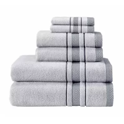 Enchante Home® Enchasoft 6-Piece Bath Towel Set in Silver*