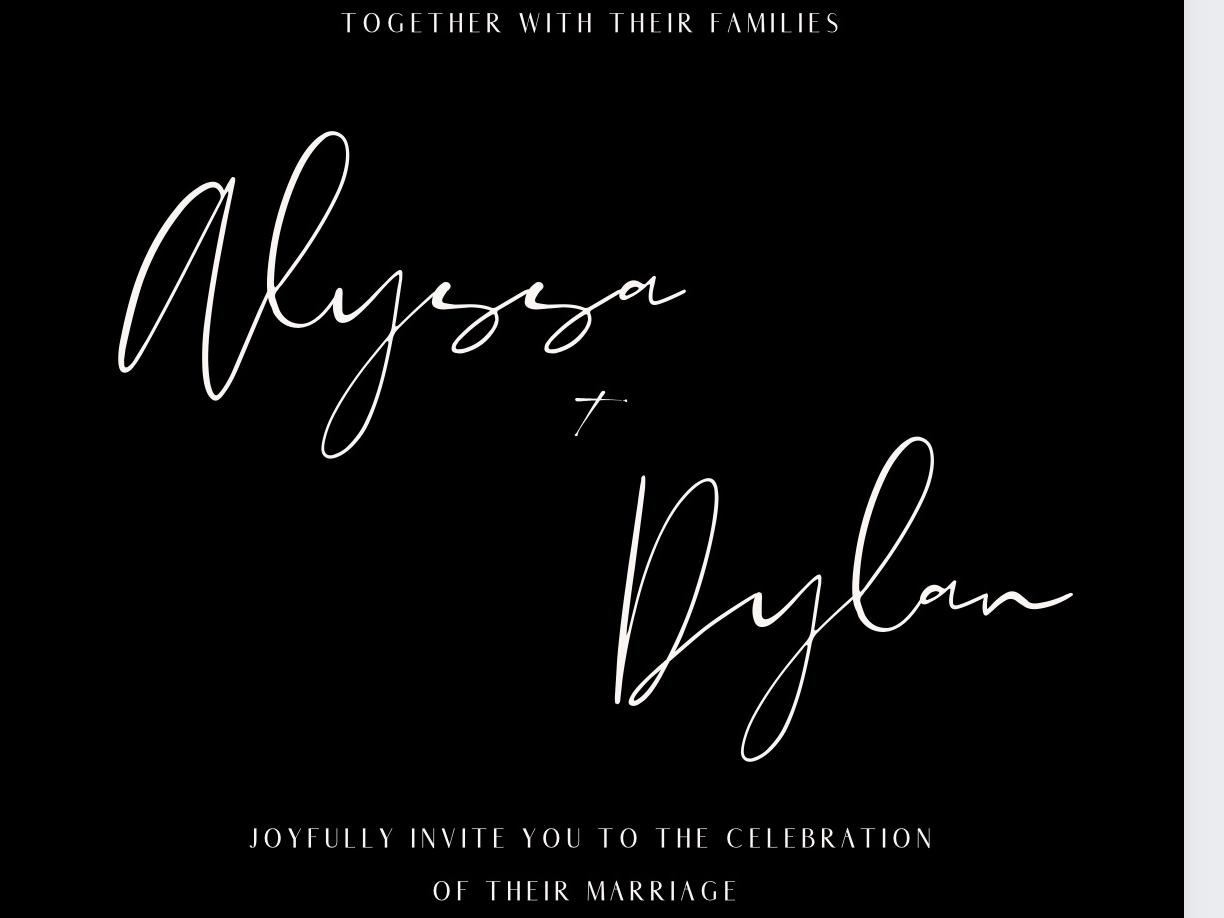 The Wedding Website of Alyssa Corley and Dylan Alsup