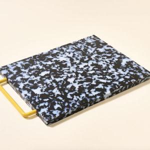 Fredericks and Mae Large Cutting Board- Natural/Chrome Color