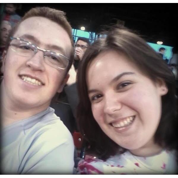 Our first photo together!