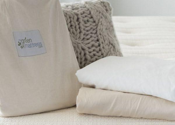My Green Mattress Organic Cotton Sheet Set (Natural, Queen)