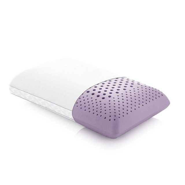 MALOUF Z Zoned Pillow Infused with All Natural Lavender Oil-New ACTIVEDOUGH Formula is Responsive, Supportive, and Plush-Mid Loft-King