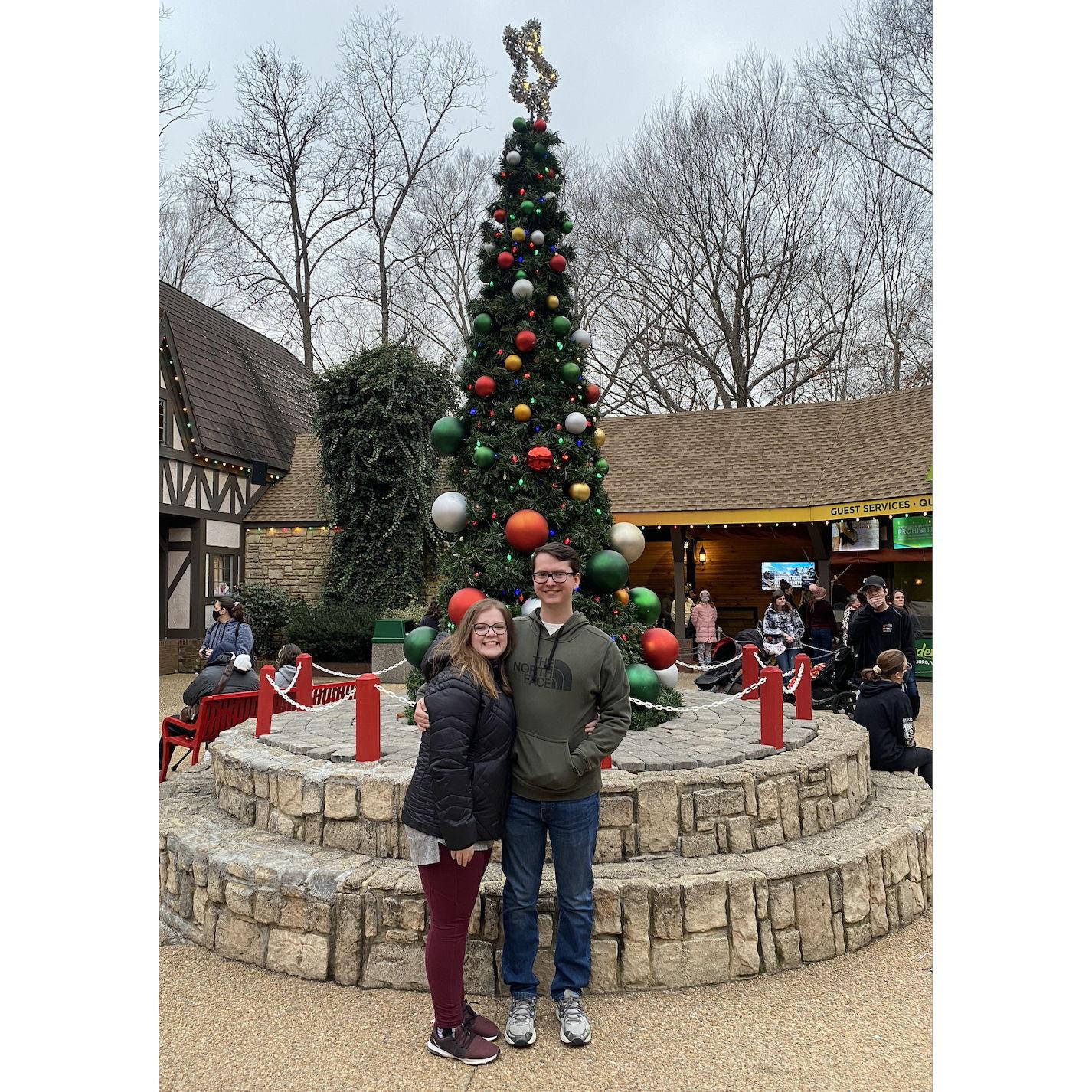 Christmas Town at Busch Gardens!