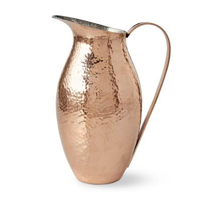 Hammered-Copper Pitcher