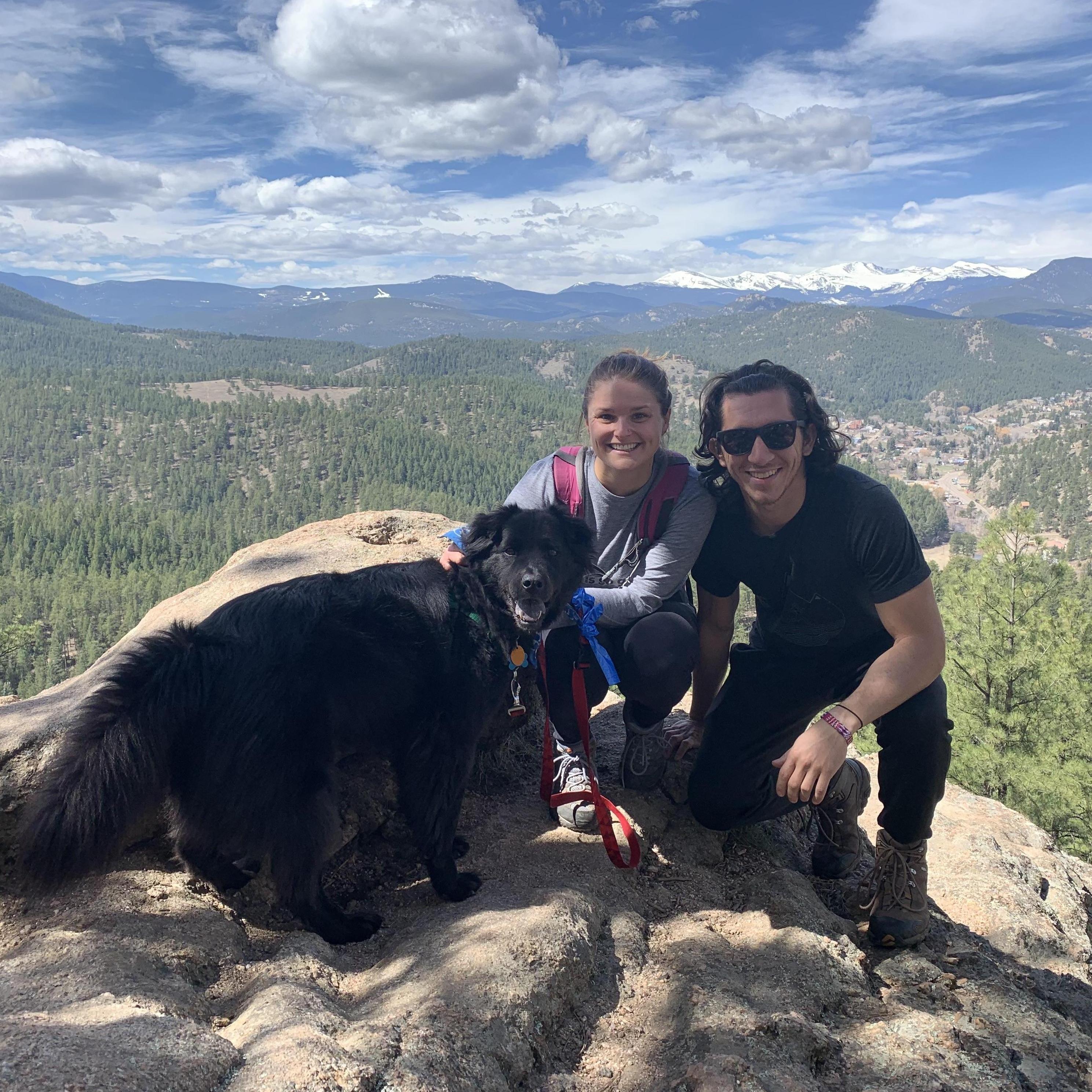 Hiking with Maxy in Colorado 2019