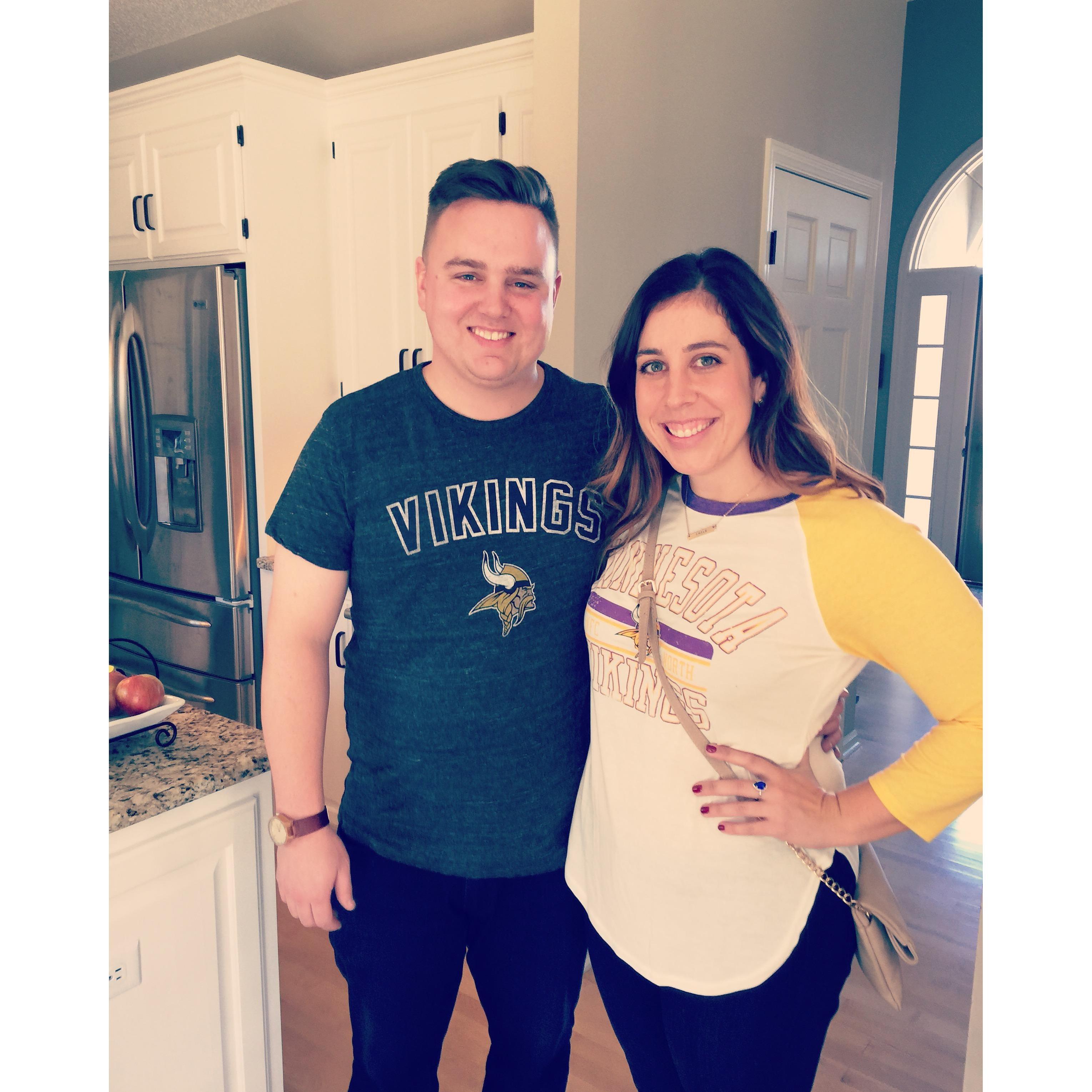I have officially become a vikings fan...
