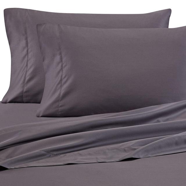 Wamsutta® 525-Thread-Count PimaCott® King Flat Sheet in Charcoal