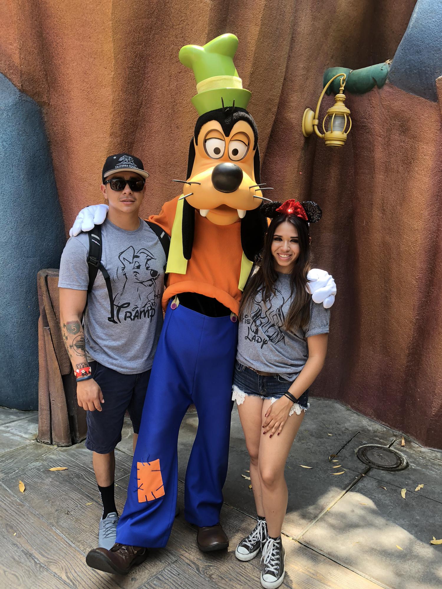 We met so many characters this day. We got so lucky.
Fun Fact: We always match outfits when we go to Disney.