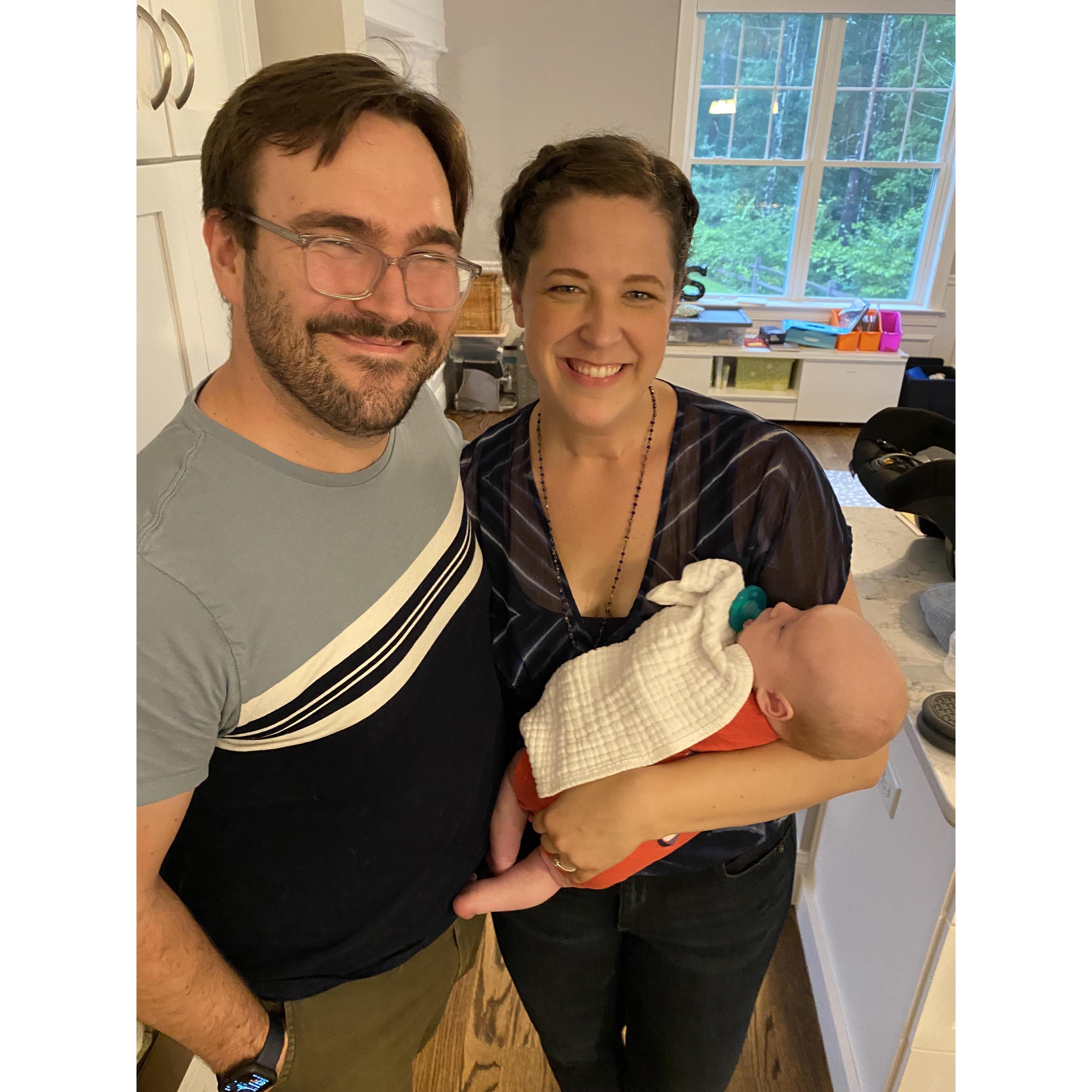 Meeting our first nephew, Aiden! 2021