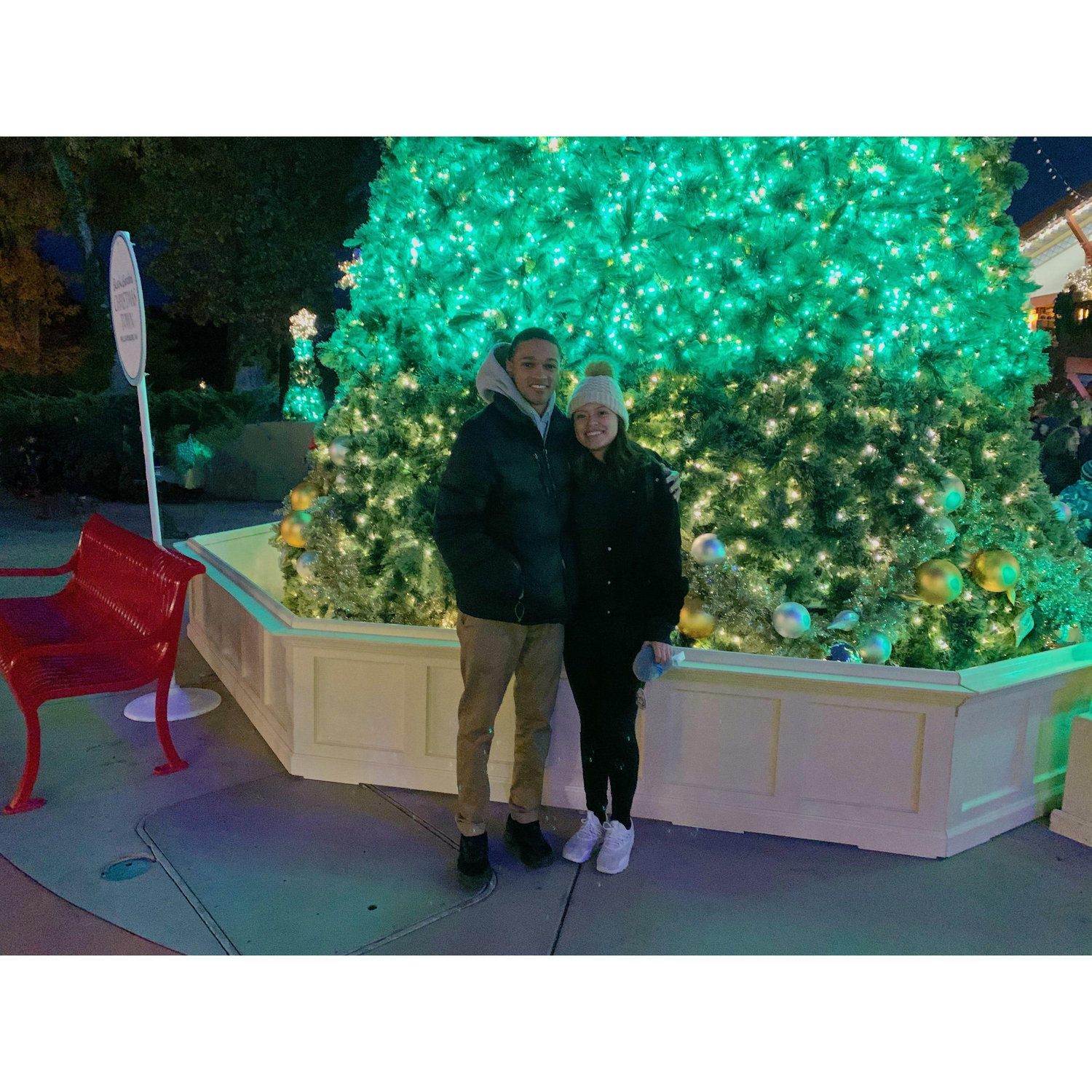 One of our first pictures together in 2019, a couple of months into a relationship that would last a lifetime.