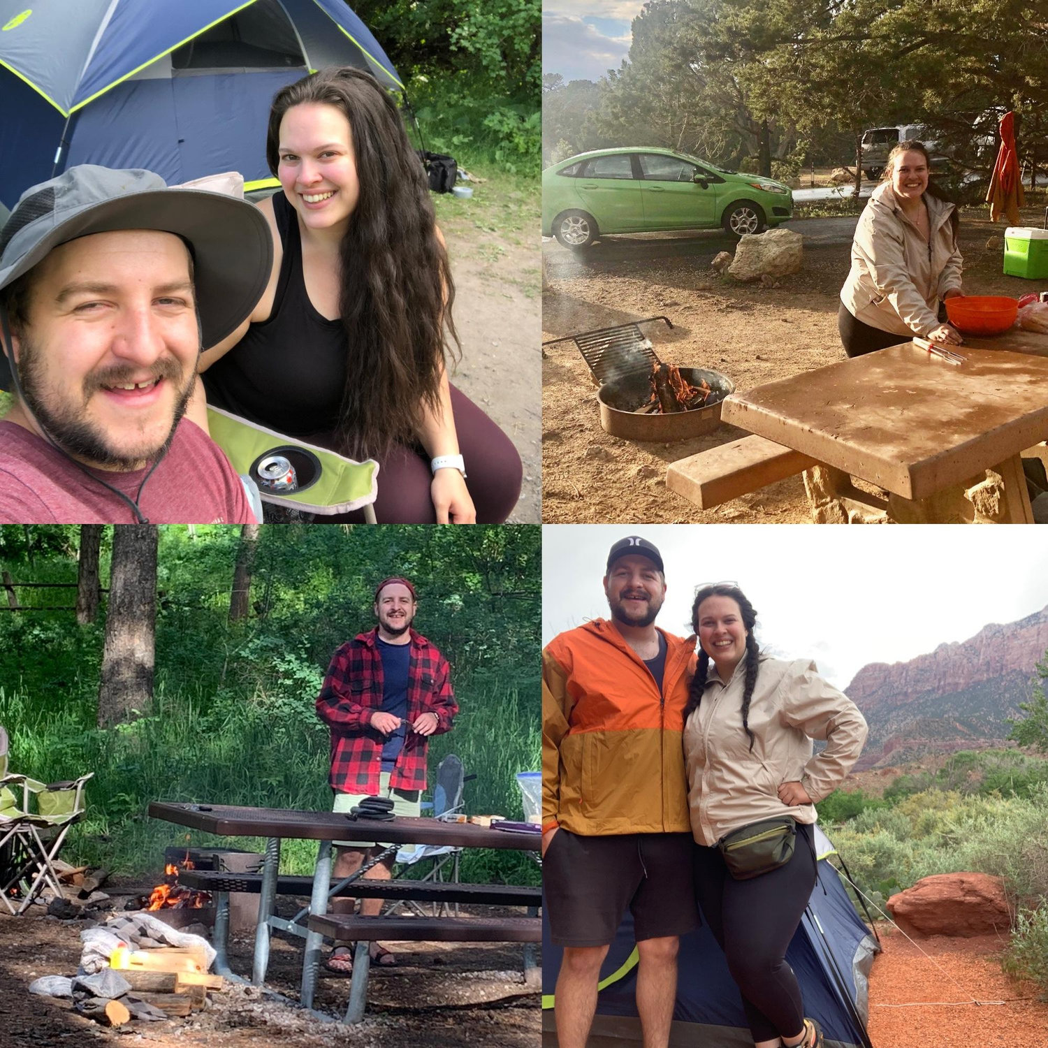 Camping is a favorite pastime of ours! We love camping in national parks, and we once spent two weeks tent-camping at five different national parks!