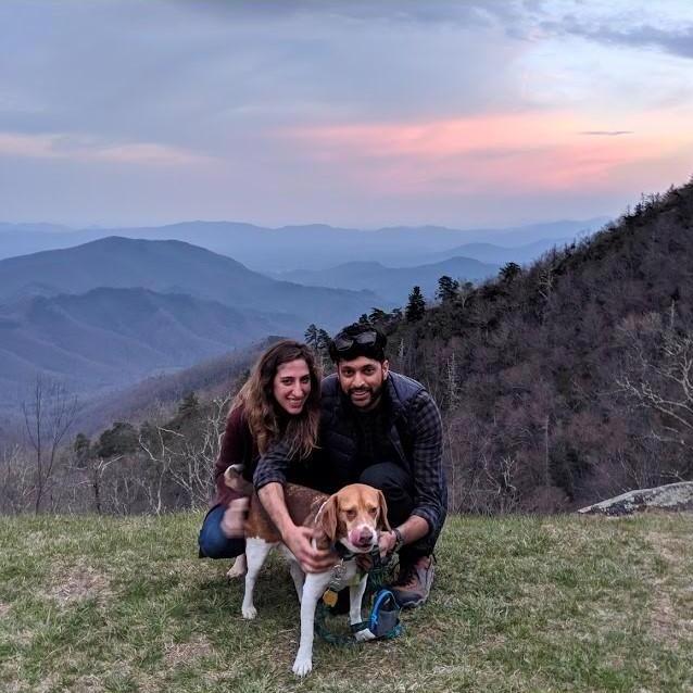 At the top of Mt. Mitchell, outside of Asheville