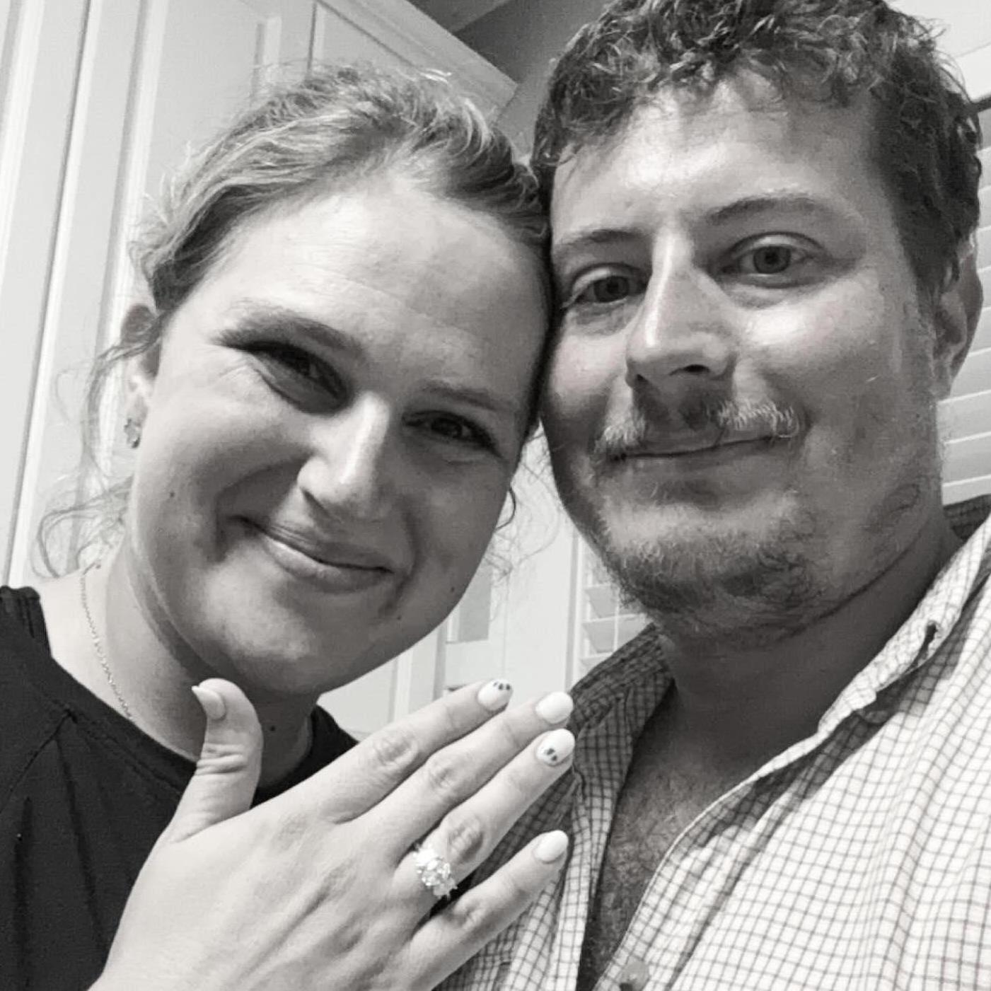 When he "popped" the question. It was after a day of putting up sweet corn (which has a lot of special meaning in our family, so it's a day we won't forget!) My sister said it best, "On corn day?!!!!"