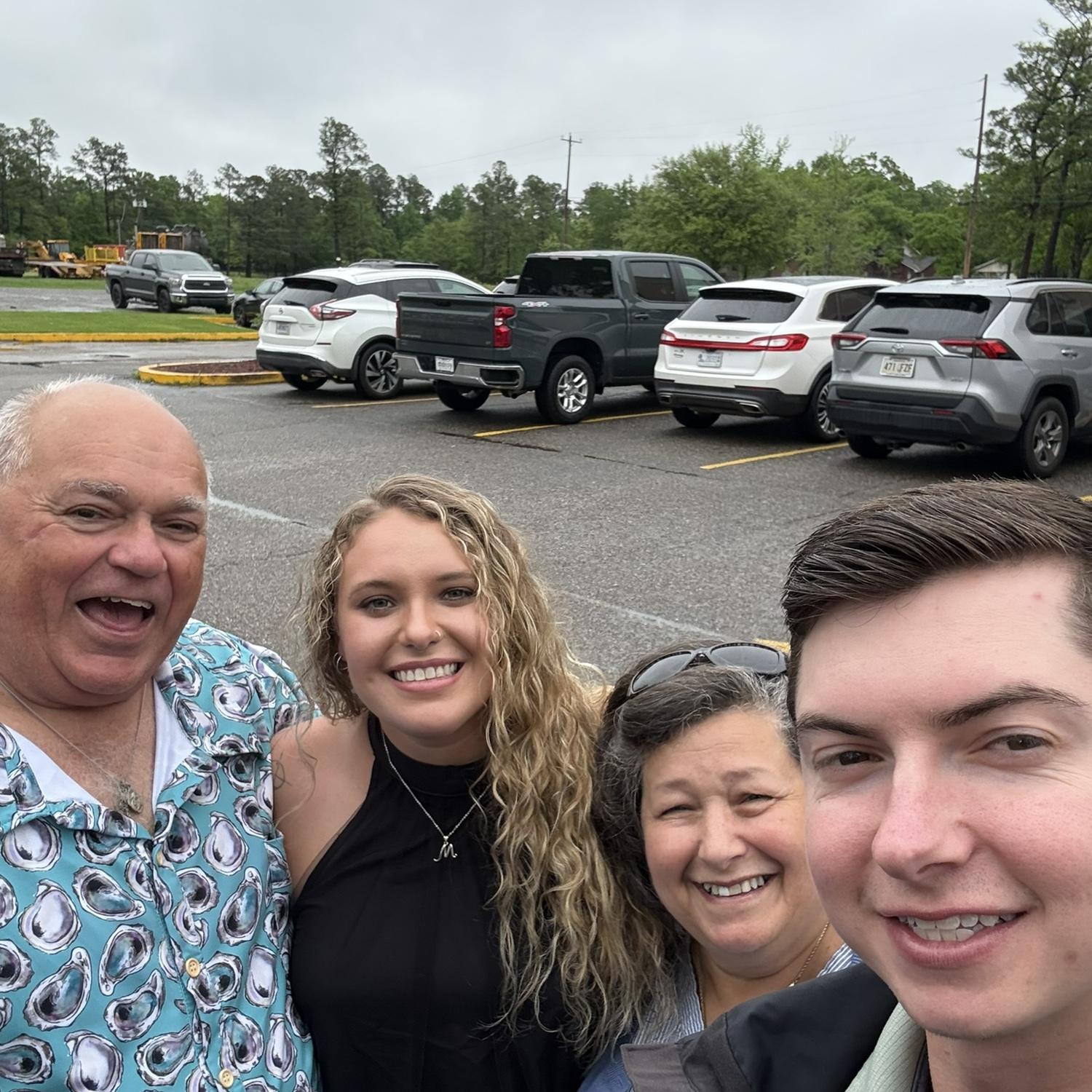 Brad met my two favorite people for the first time