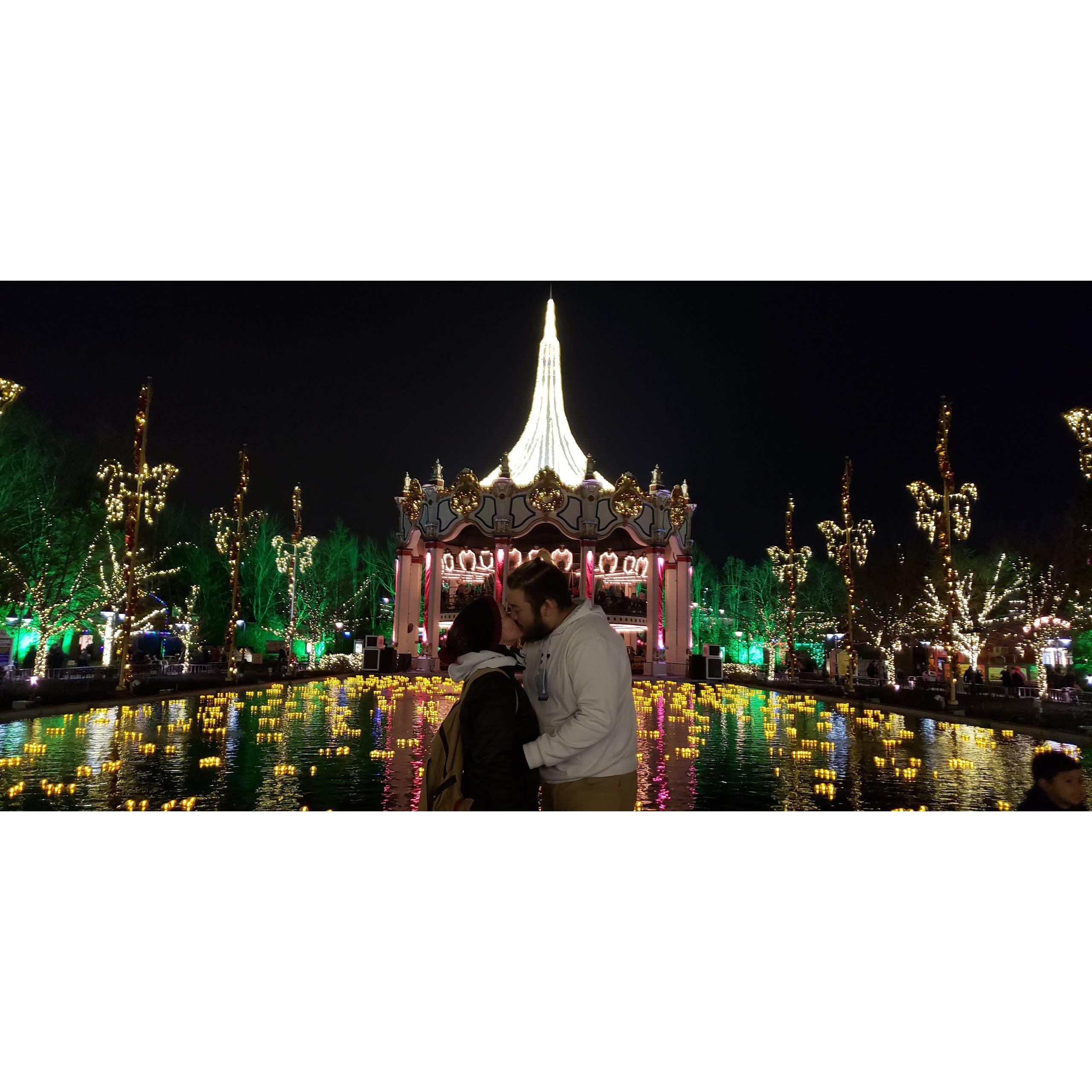 One of the many times we went to six flags together