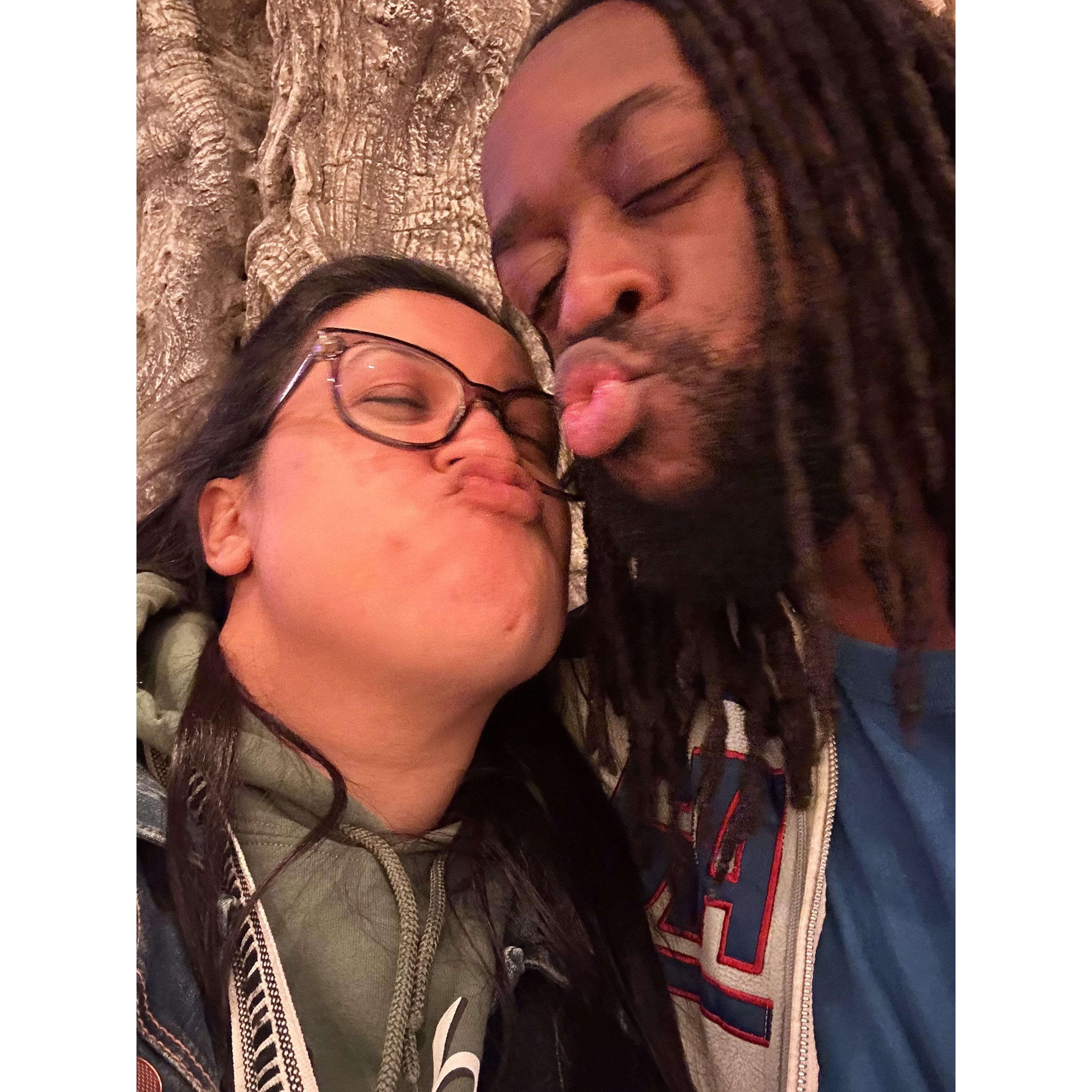 Our first in person date