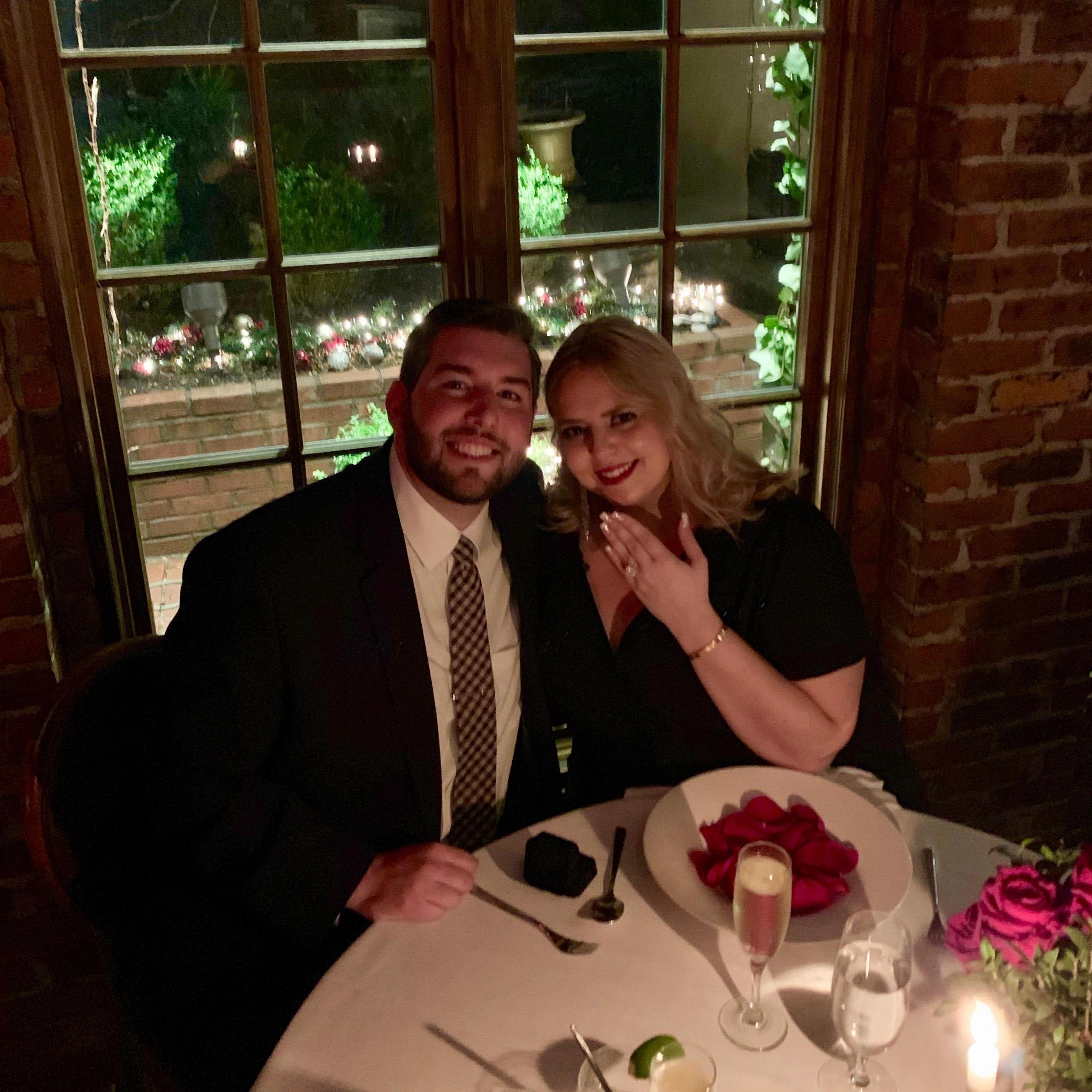 He asked, she said, "Yes!"