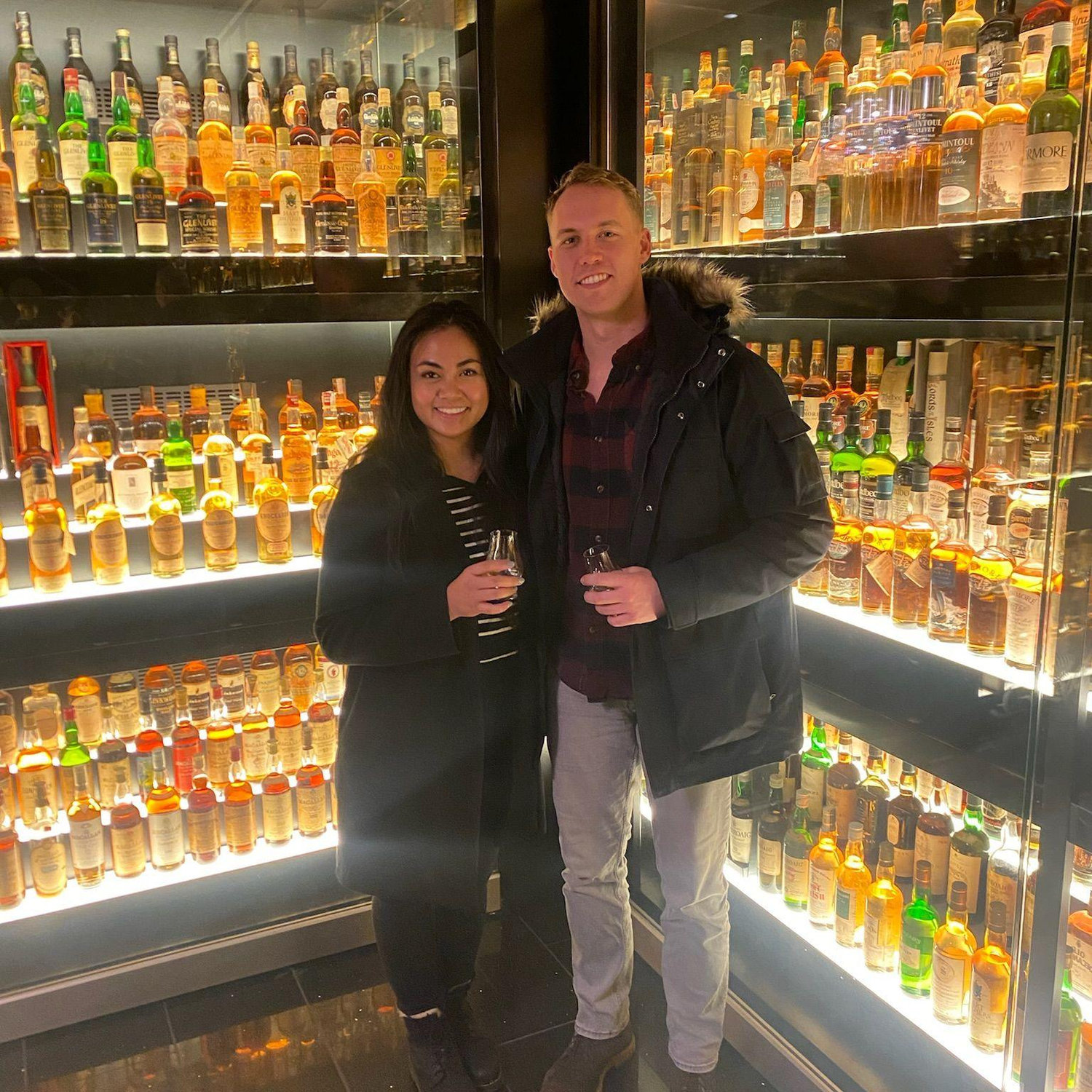 Whiskey Tasting, Edinburgh, Scotland, December 2023