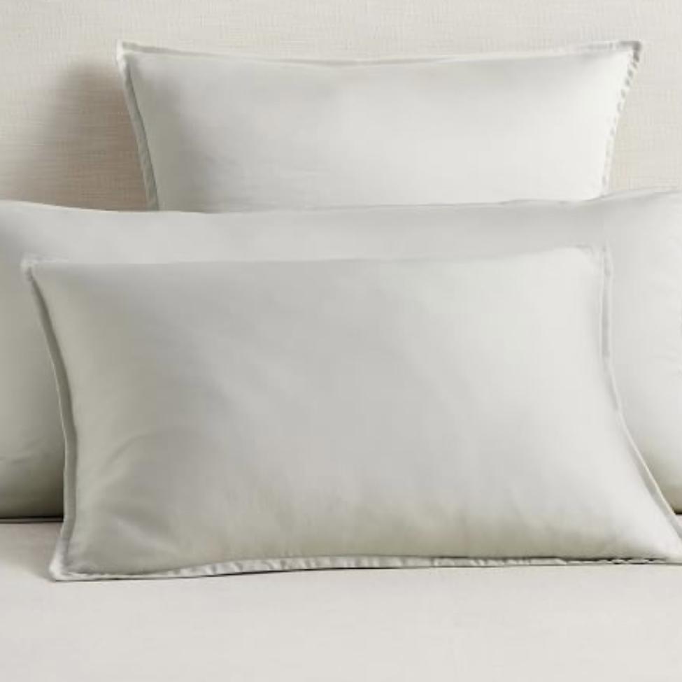Casual TENCEL™ Sham King Set of 2 in Soft Gray