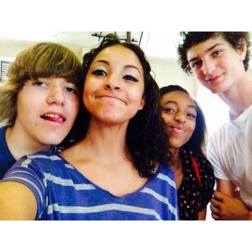 Ian, Ayanna, and Jake in middle school, when they first met!