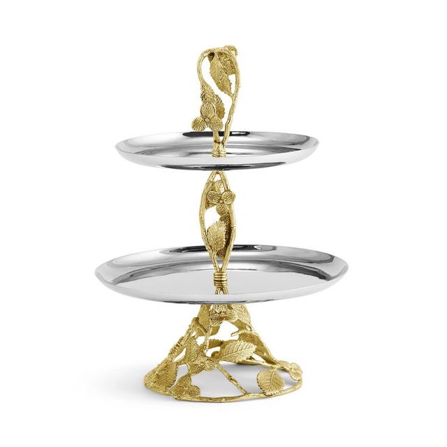 Michael Aram Hydrangea 2-Tier Etagere