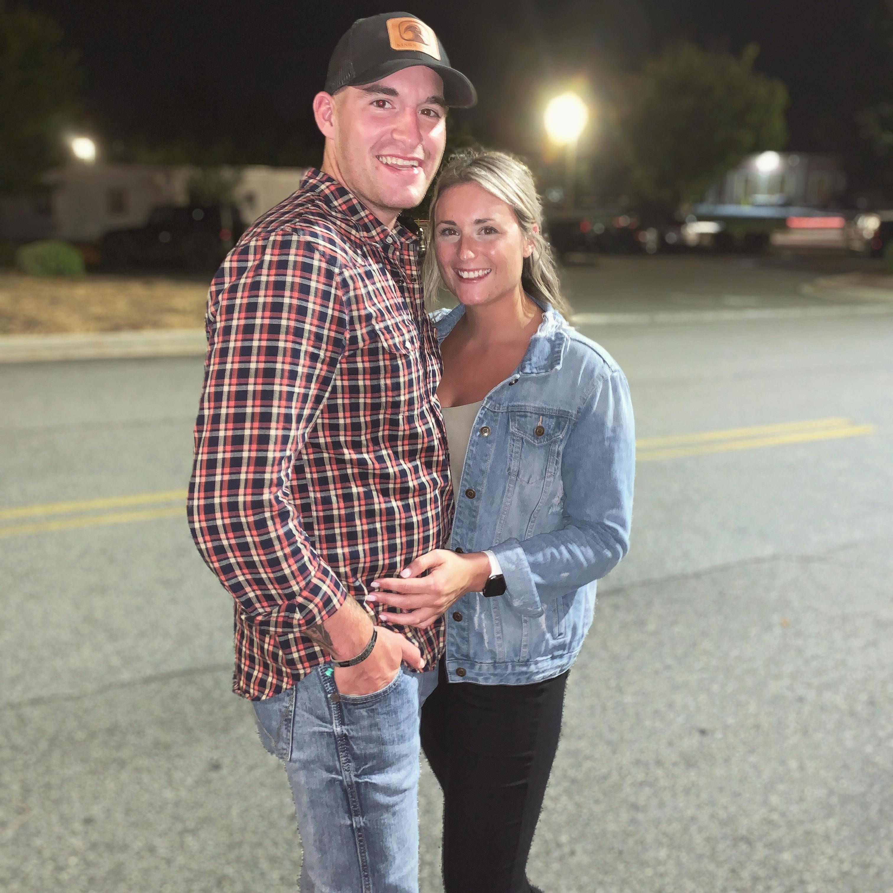 Our first official picture together as a couple