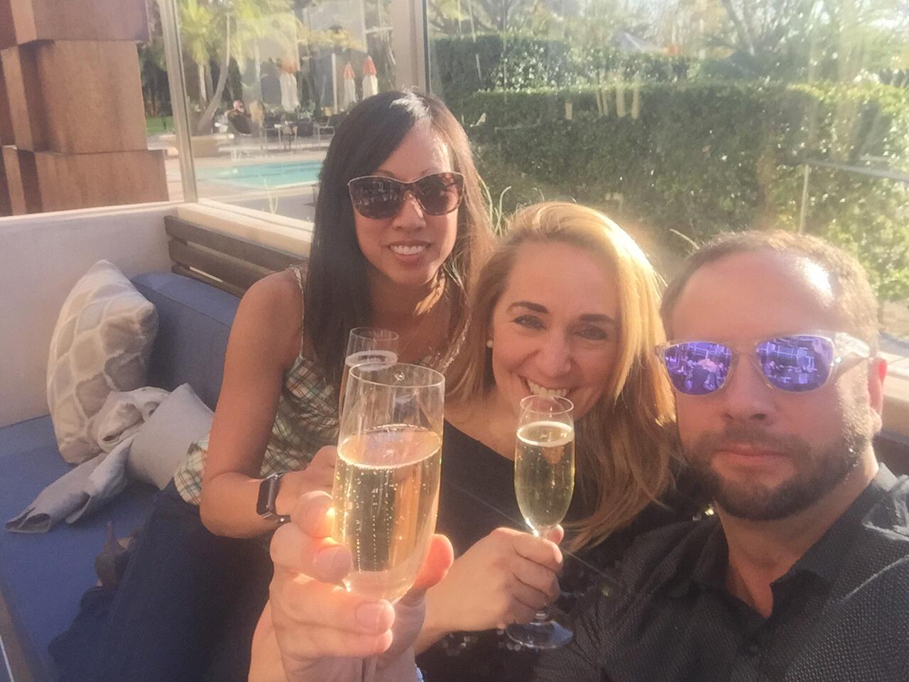 Visiting Ana in LA on NYE 2015!
