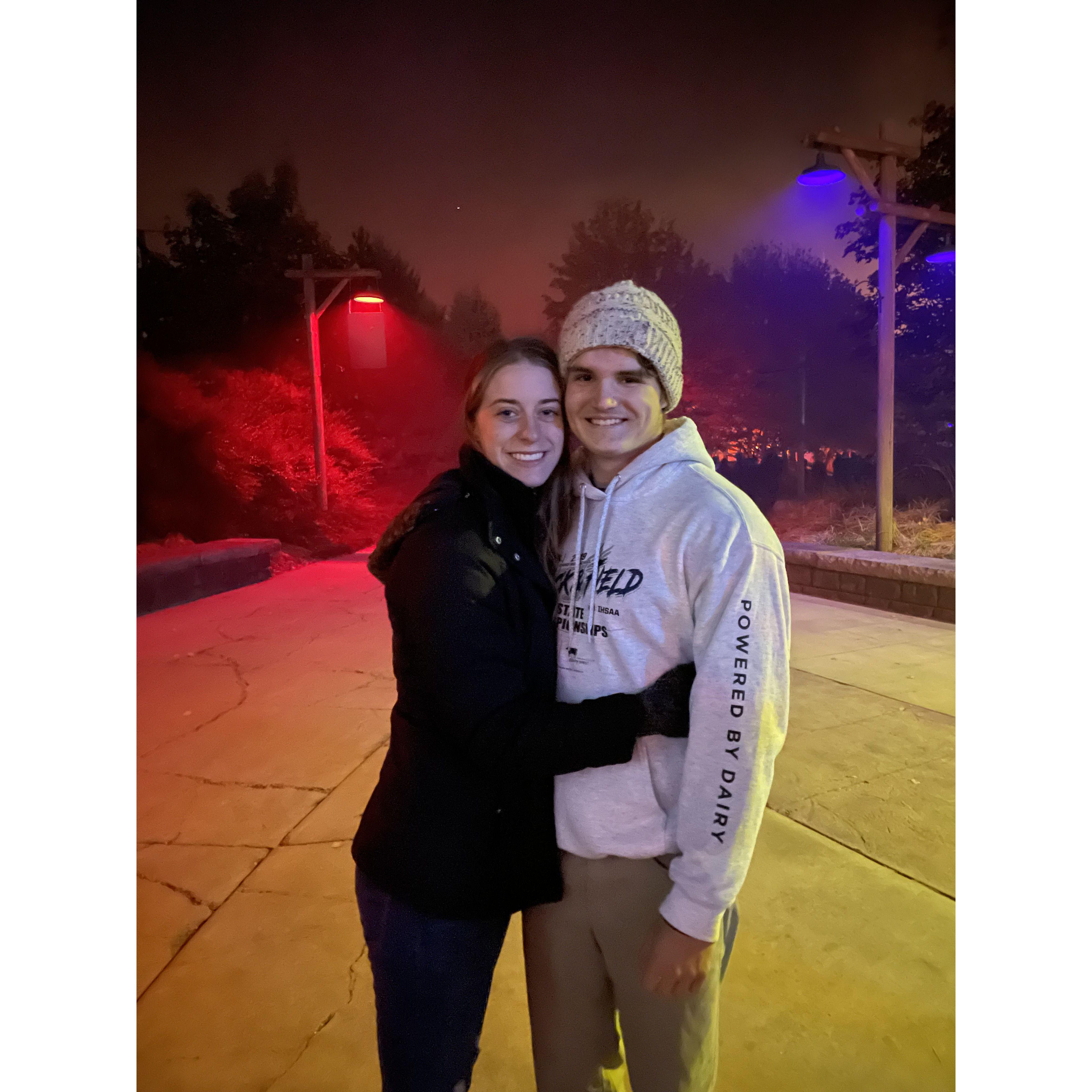 October 2021 - Freezing at Scarywood Theme Park