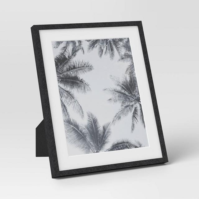 10"x12" Matted to 8"x10" Thin Metal Table Frame Black - Threshold™