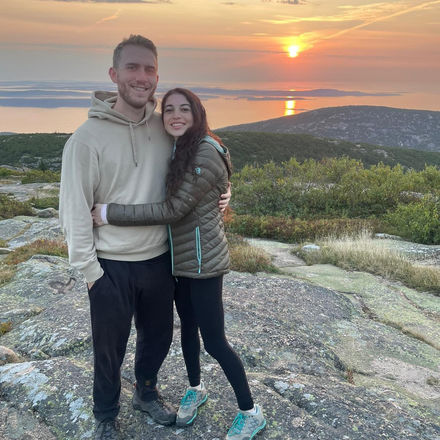 Sunrise in Acadia National Park