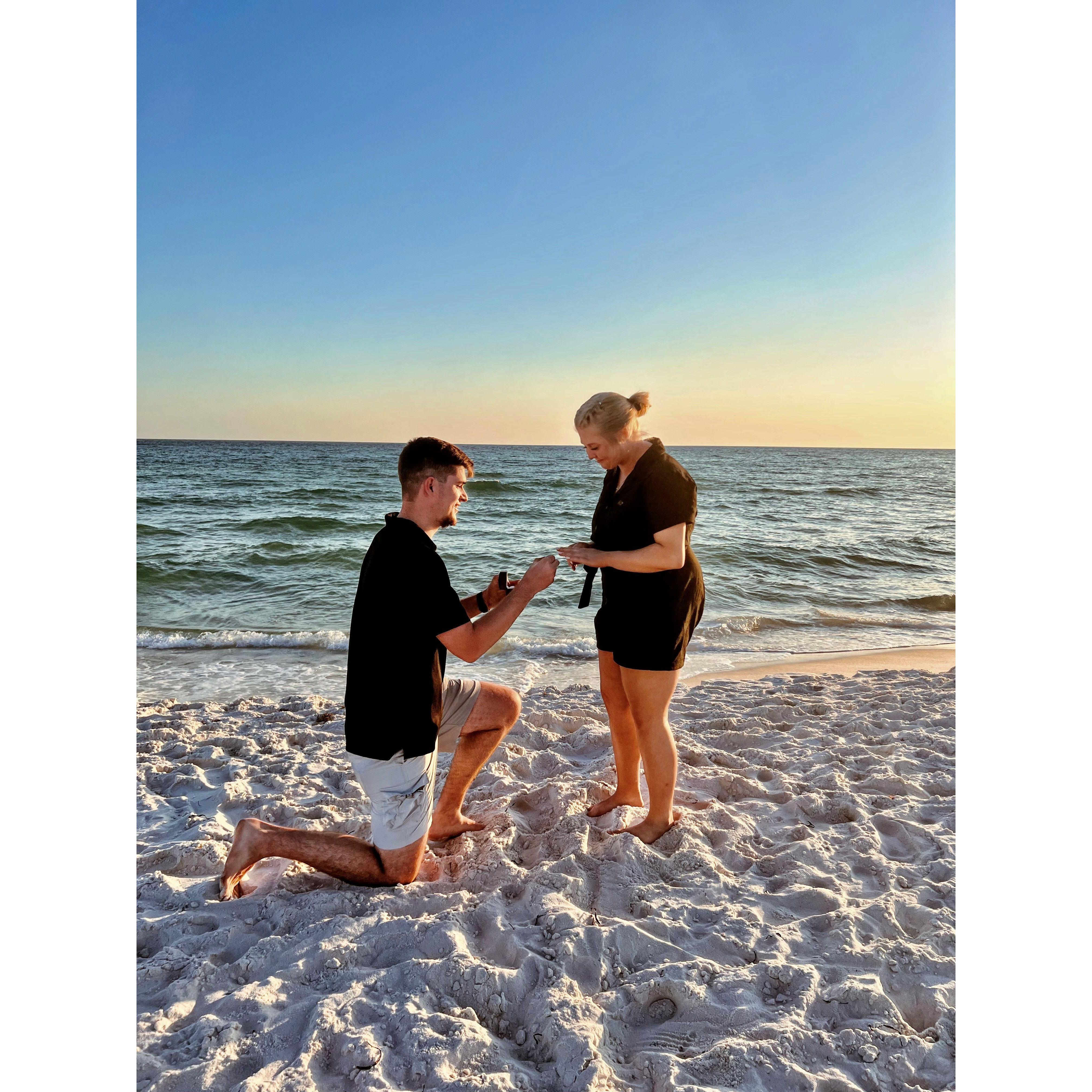 We got engaged!!! May 10th