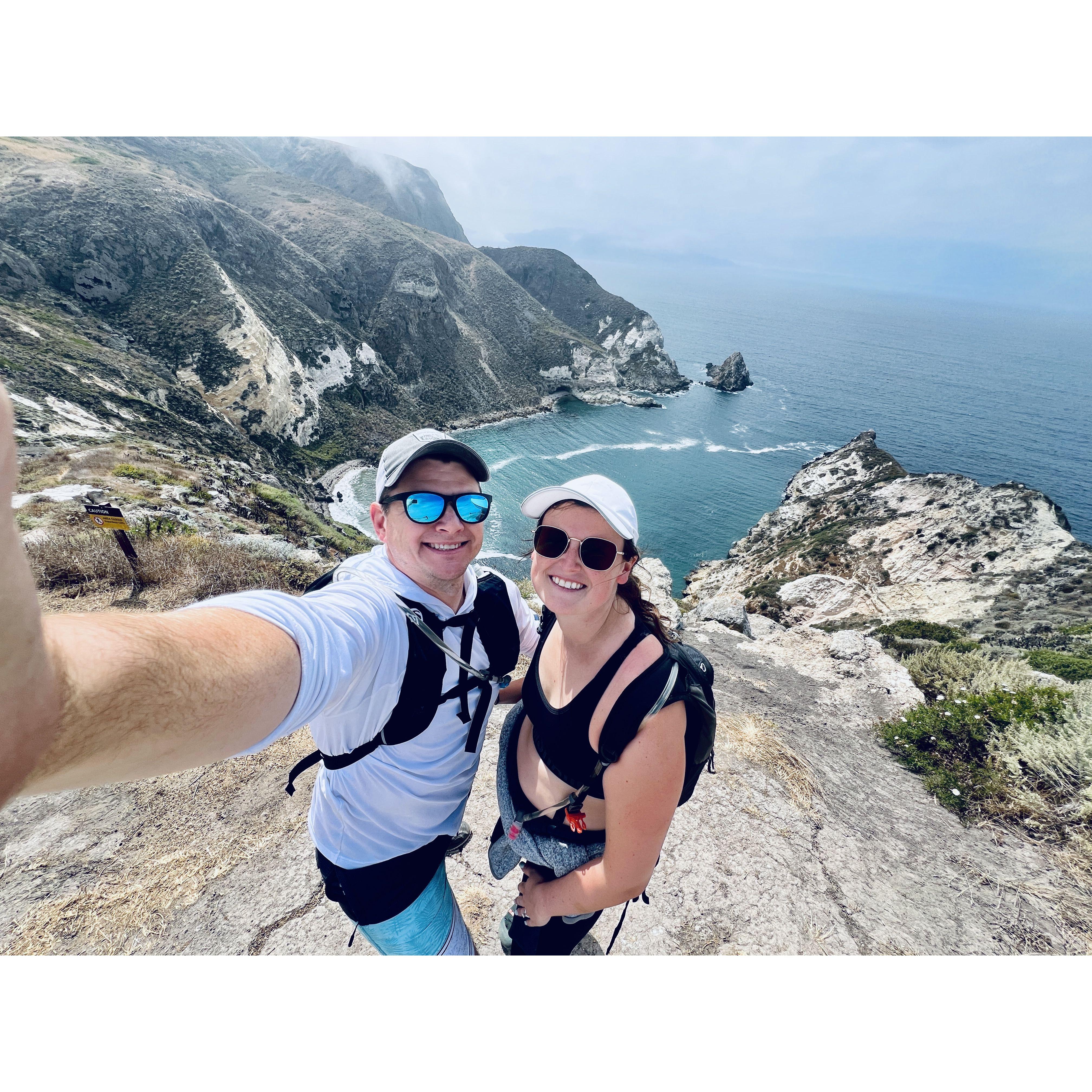 Hiking at Santa Cruz Island in California (2024)