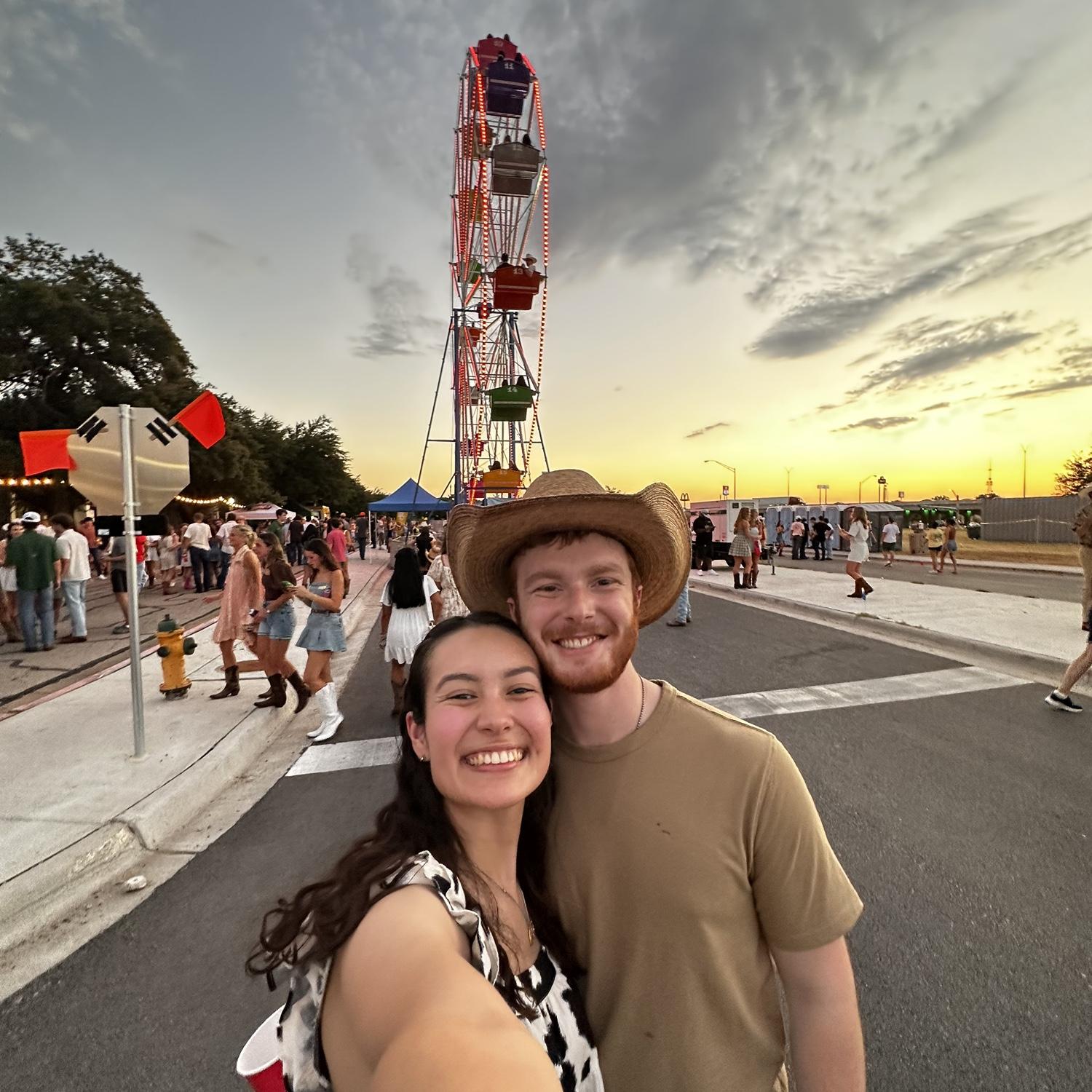 Baylor’s Howdy event! All things line-dancing, food trucks, and cowboy boots.