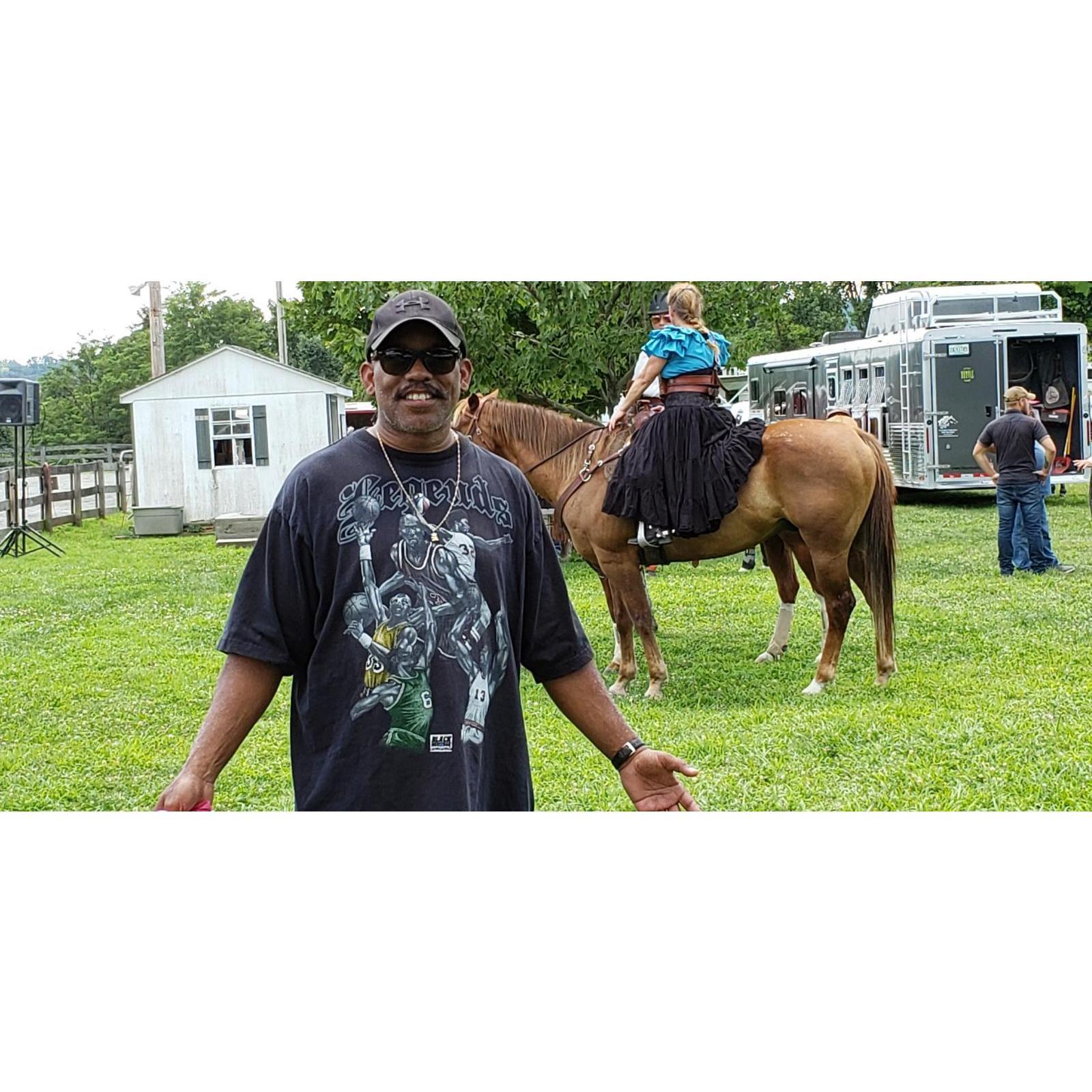 Damon at the Hardford county farm fair