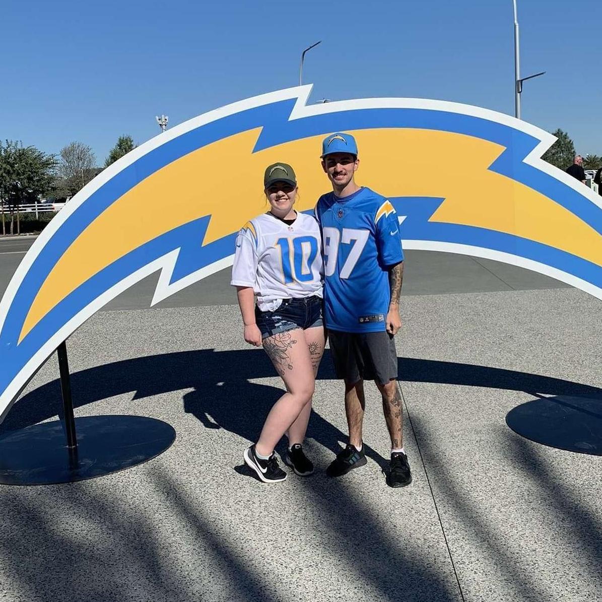 We went to a Chargers home game.