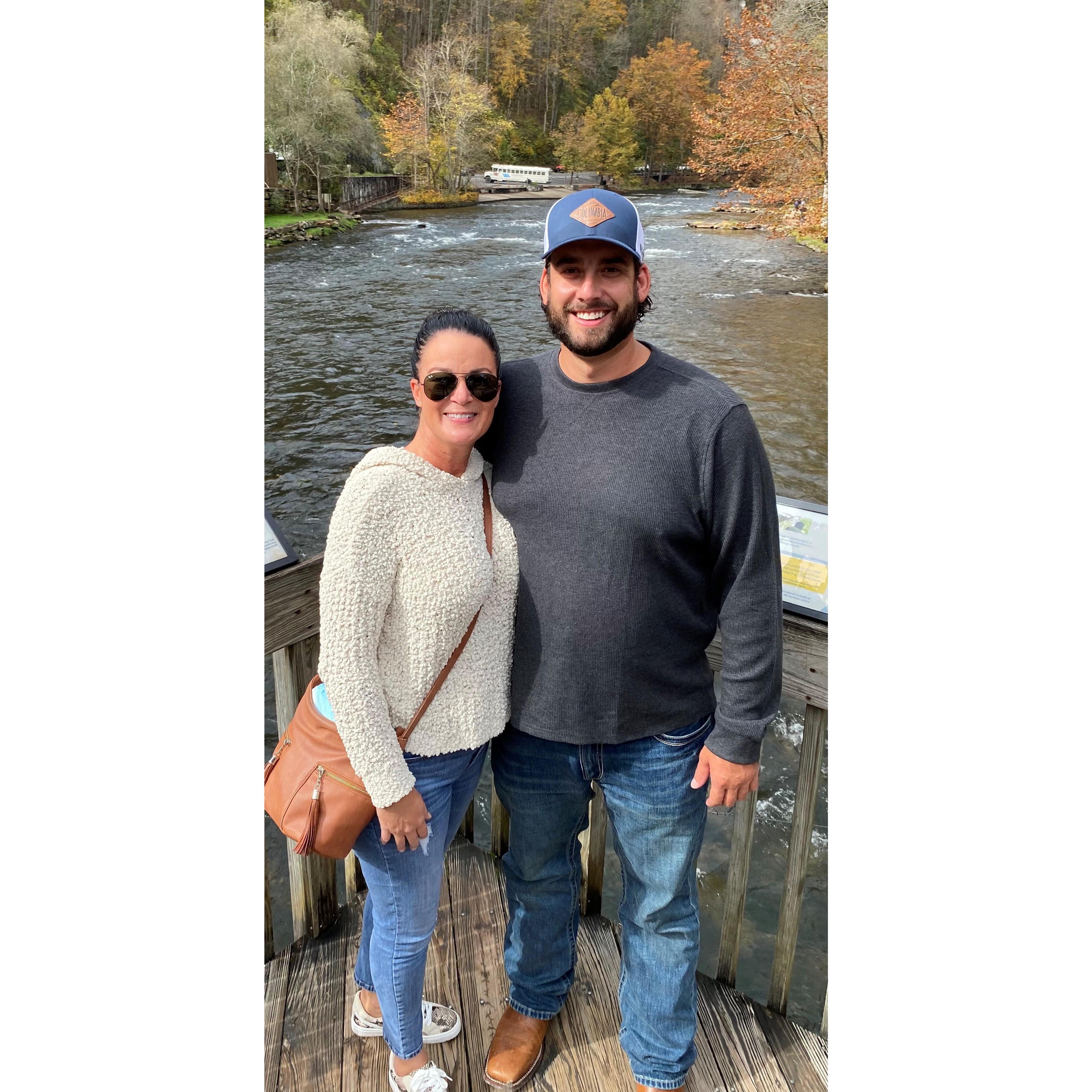 Bryson City, TN - when I met Nick's dad & stepmom for the 1st time