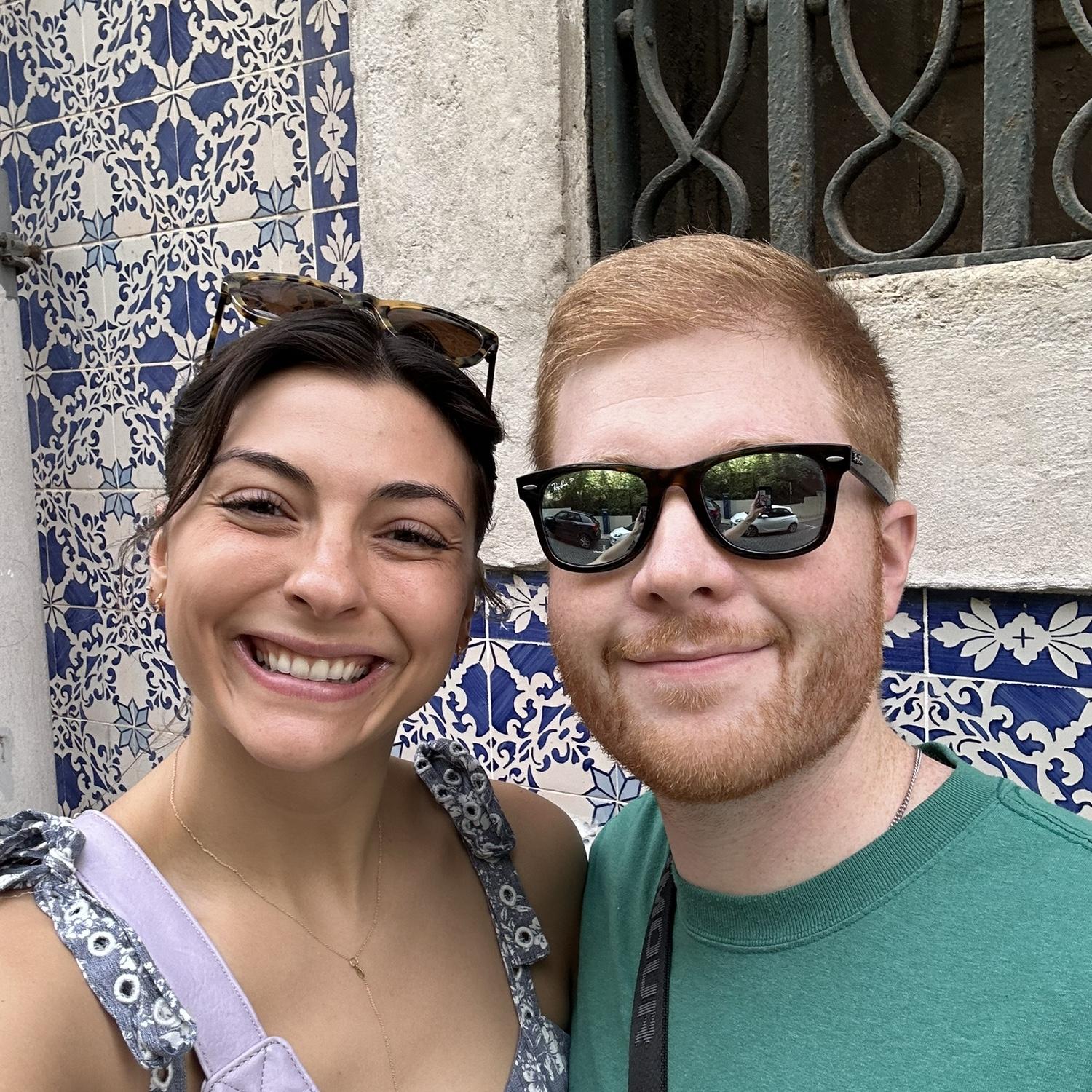 We loved all of the beautiful tile buildings in Lisbon