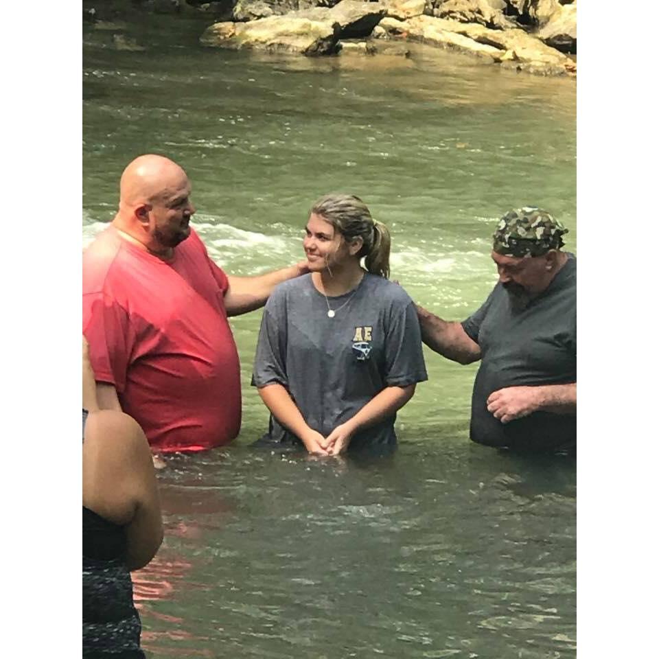 Alana's baptism