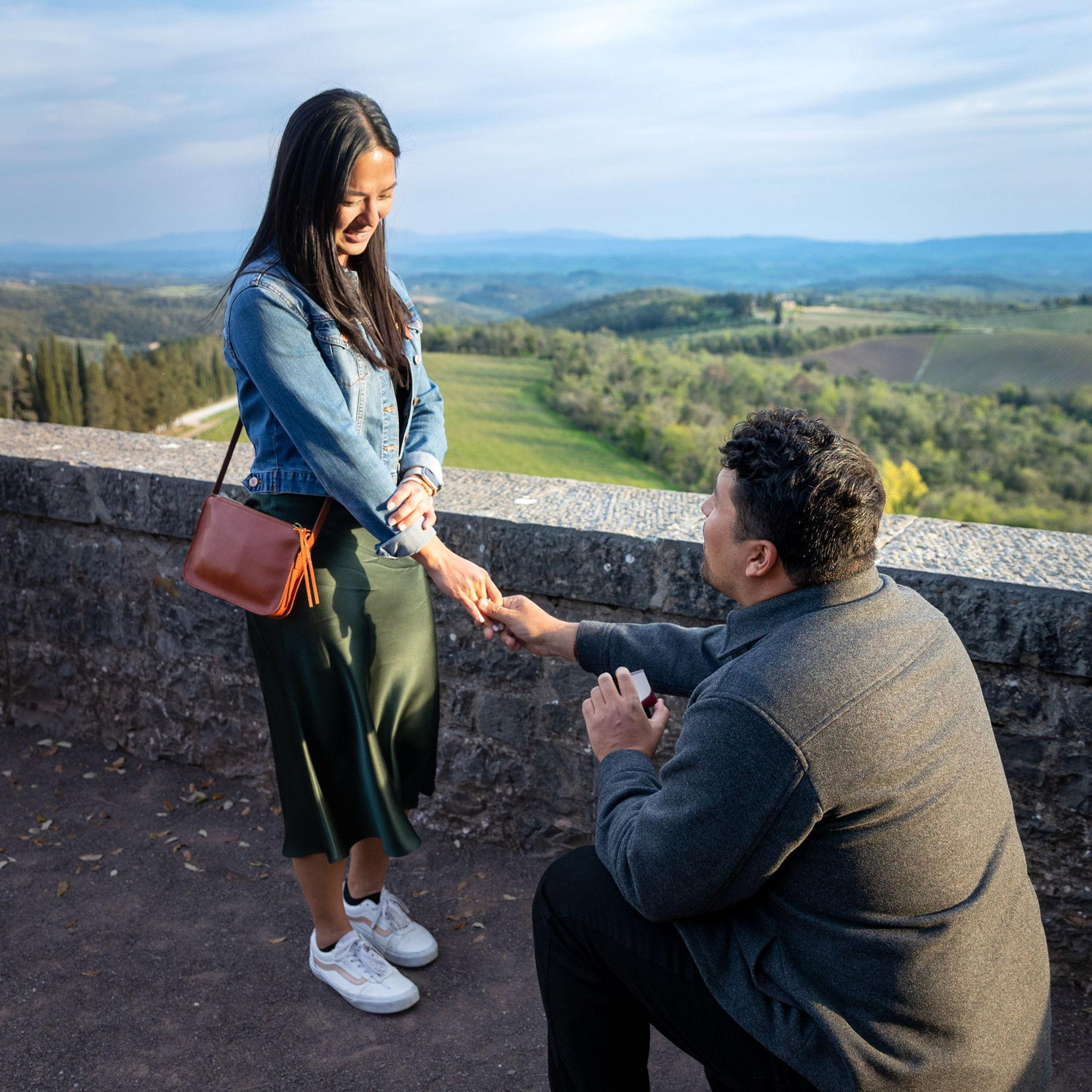 She said yes!