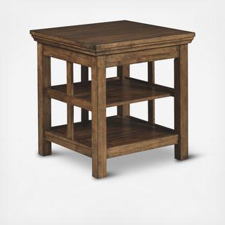 Flynnter 2-Shelf End Table