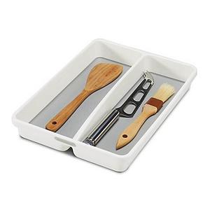 madesmart® Classic Mini Utensil Tray in White/Grey