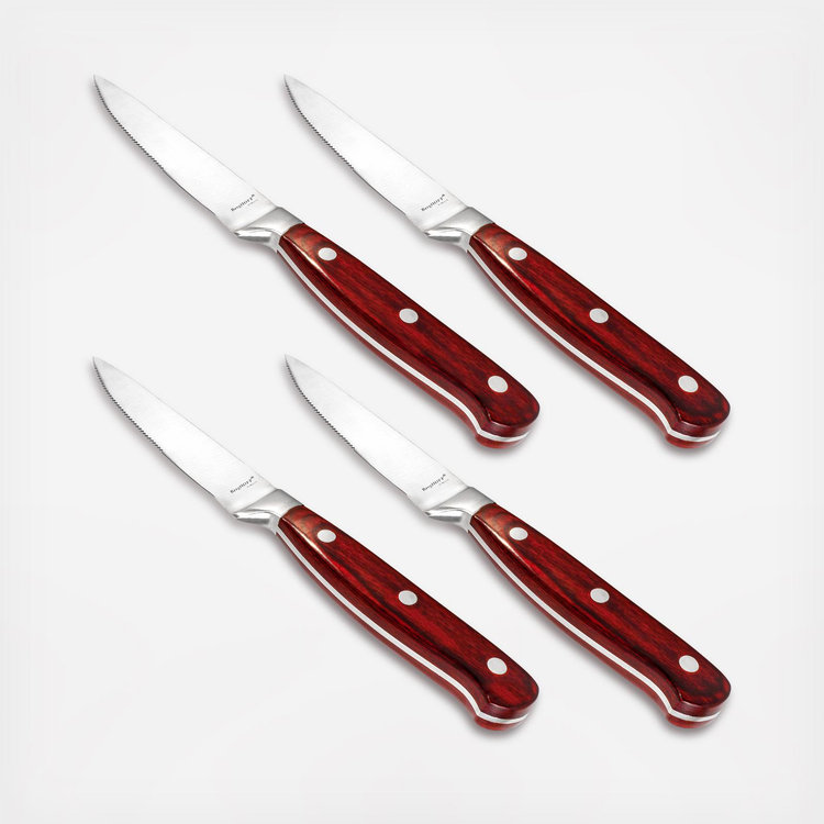 BergHOFF, Pakka Stainless Steel Steak Knife, Set of 4 | Zola