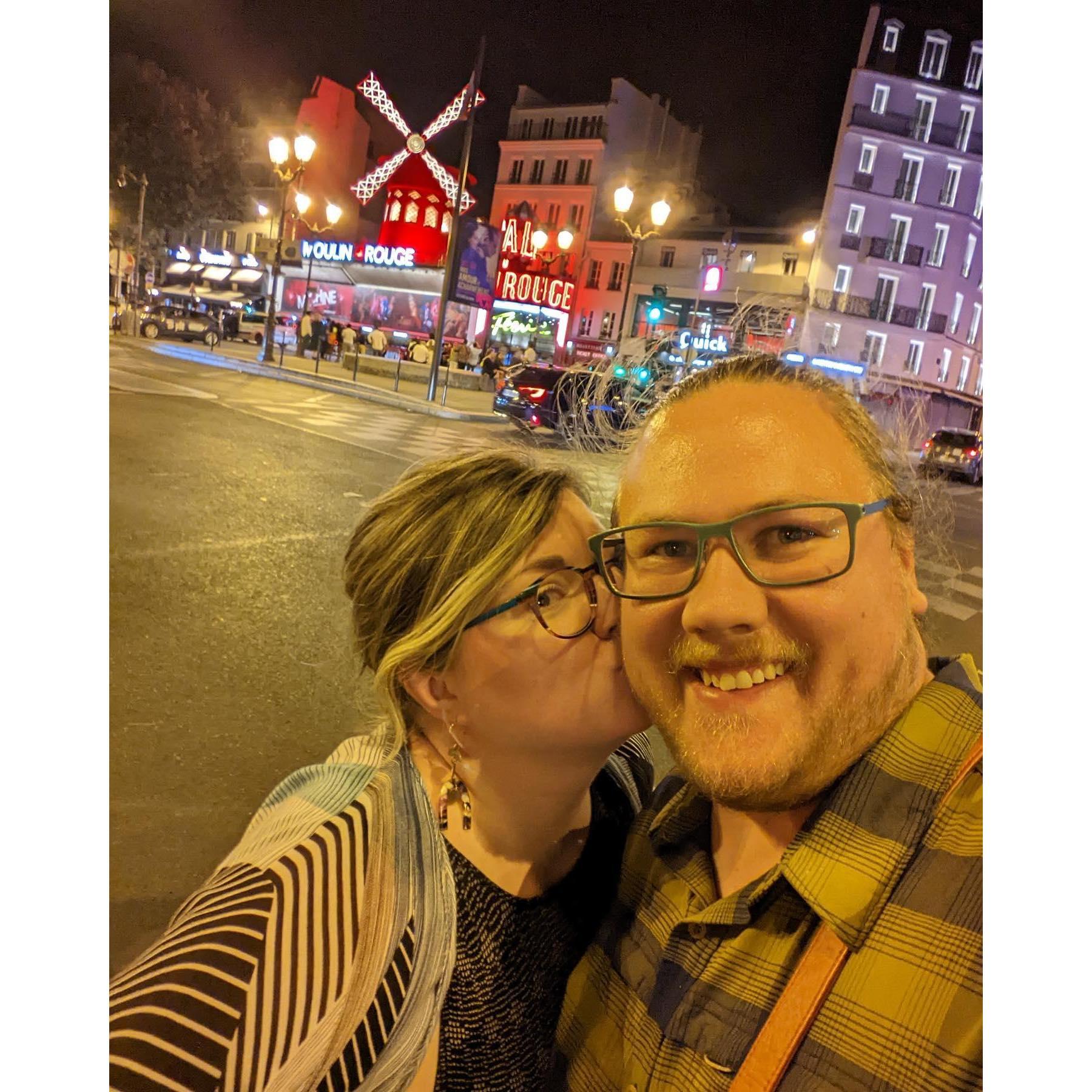 Moulin Rouge in Paris.