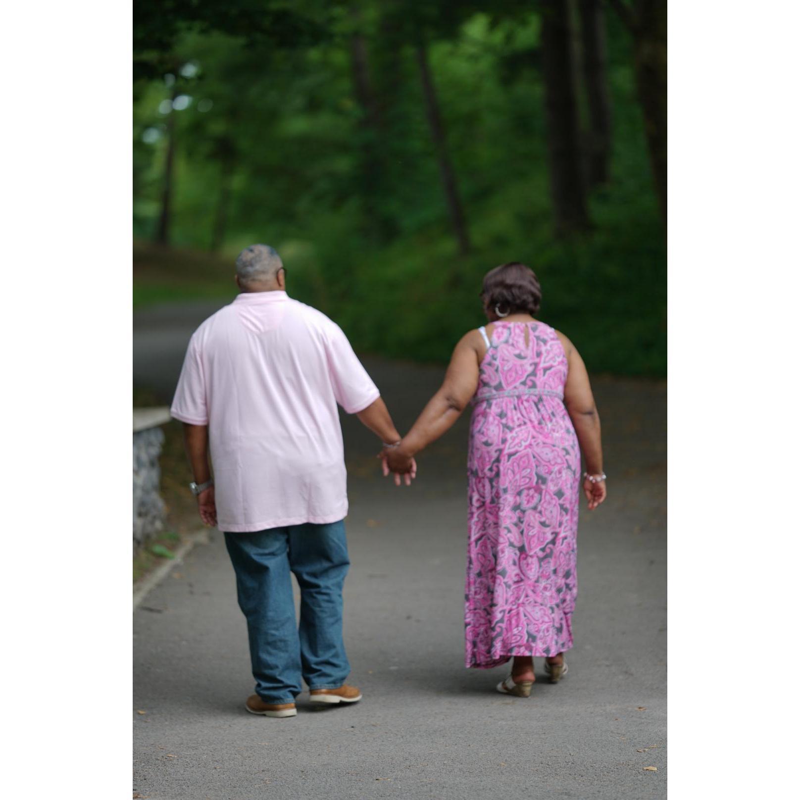Hand in hand together . . . forever!