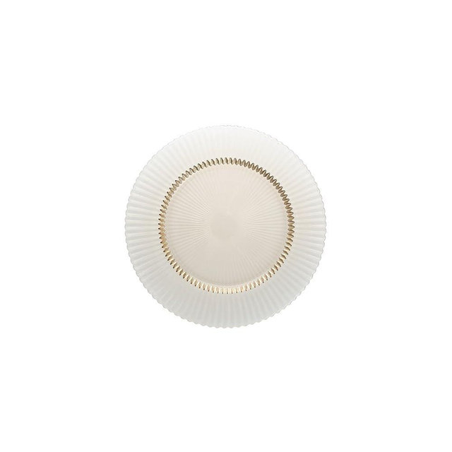 Fortessa Archie Glass, 8.5 Inch Salad Plate (Set of 4), Ginger Gold