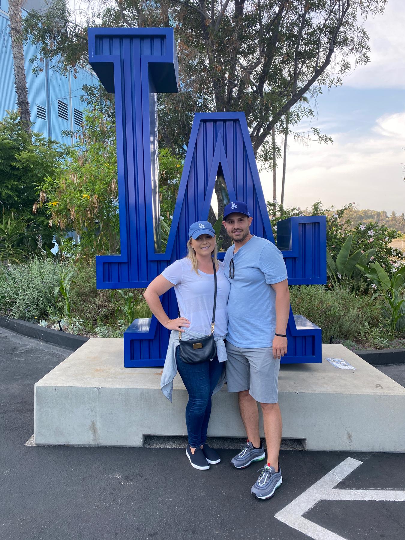 Ryon's first Dodger Game!